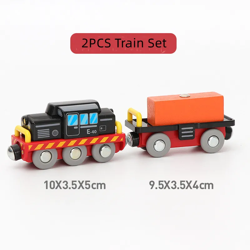 Plastic Magnetic Train Plane Wood Railway Police Helicopter  Car Truck Accessories Toy For Kids Fit Wood new Biro Tracks Gifts