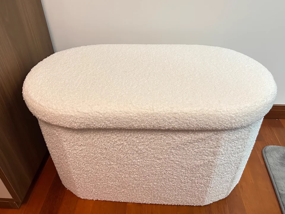 Nordic Folding Storage Stool Entrance Hall Sitting Shoe Stool Living Room Rest Sofa Seat Storage Home Furniture Bed End Stool