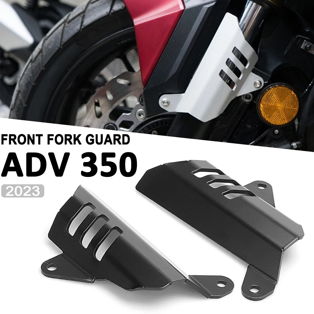 

For Honda ADV350 ADV 350 adv350 adv 350 2023 New Black Motorcycle Accessories Front Fork Guards Protection Shock Absorber Guard