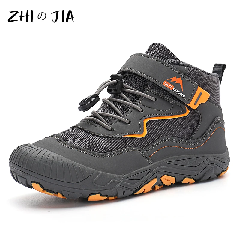 

Children's Outdoor Sports Shoes Spring Autumn Mesh Breathable Shoes Boys Girls Outdoor Mountaineering Hiking Non slip Sneaker