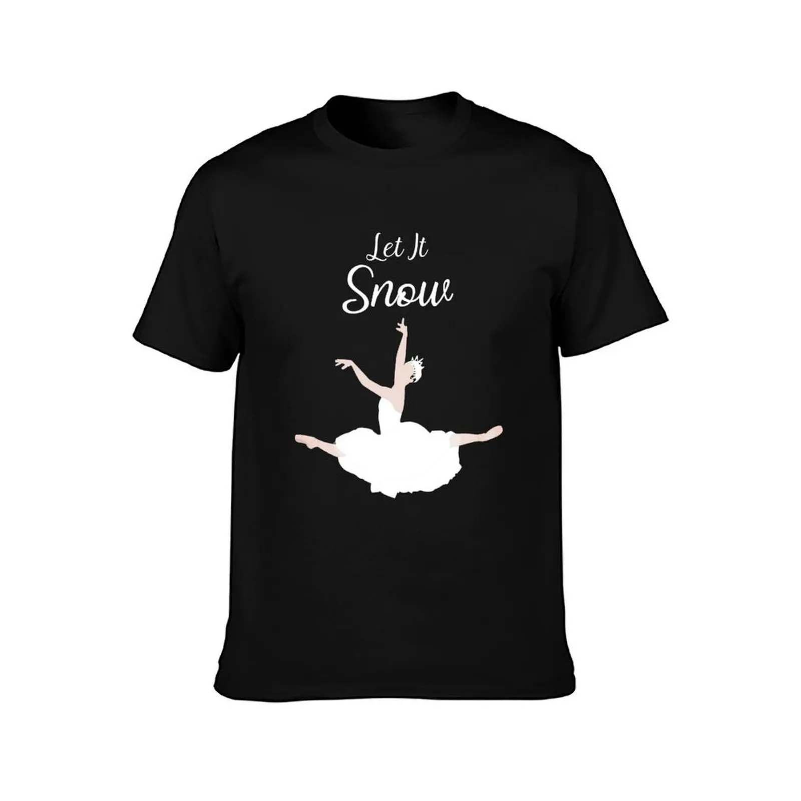 Let It Snow - Light Skin Tone T-Shirt Streetwear Print Tee Shirt