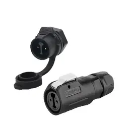 CNLINKO LP12 Electrical Connector IP68 Waterproof 3A~5A Female Plug and Male Socket for Industrial LED Light & Audio Equipment