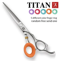 TITAN 7/7.5inch Pet Grooming Scissors Kit Cat Hair Thinning Shear Pet Scissors Set Dog Scissors