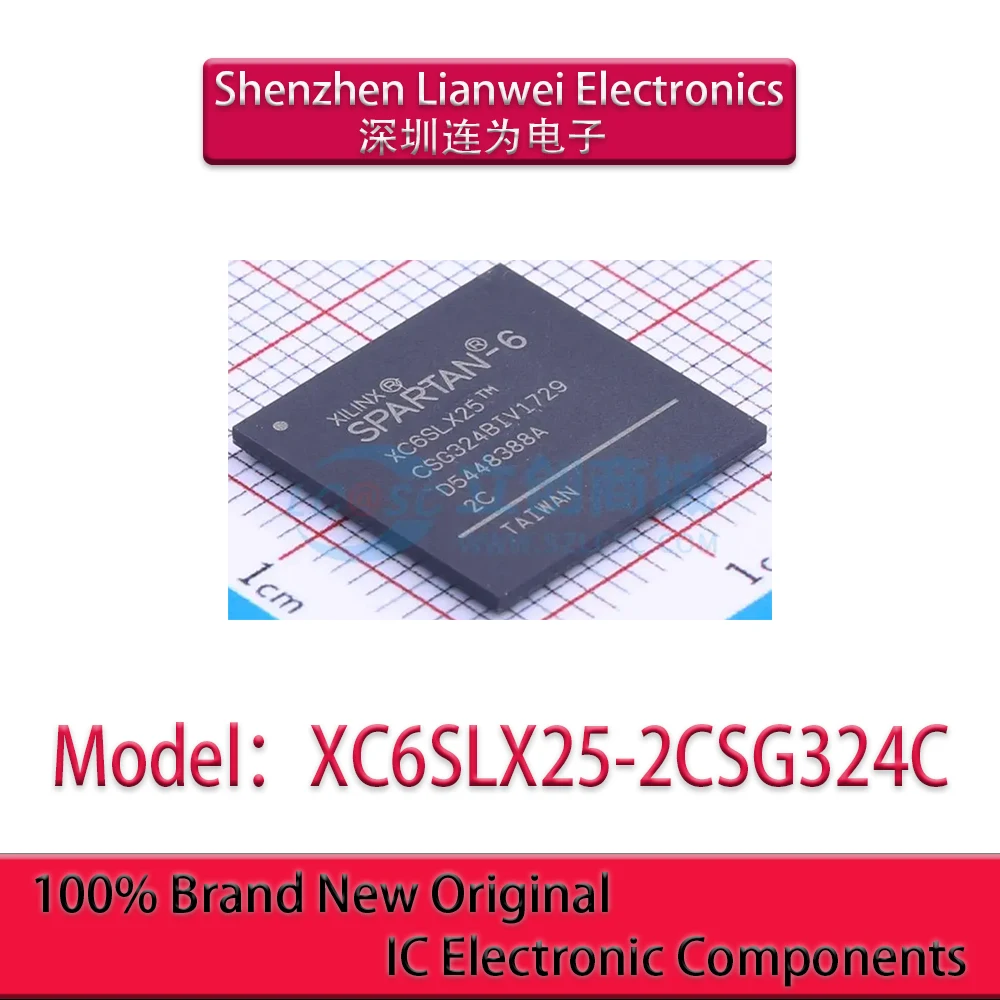 

100% New XC6SLX25 XC6SLX25-2CSG324C IC Chipset CSBGA-324