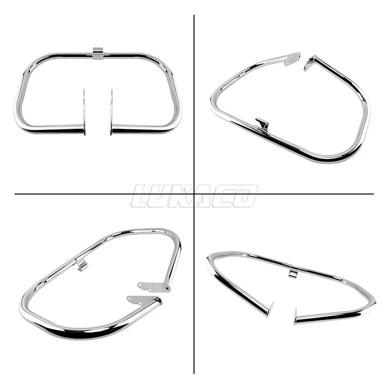 Motorcycle Highway Front Engine Guard Crash Bar Chrome Fence Protector Iron For Yamaha Road Star XV1600 1700 Silverado 1999-up