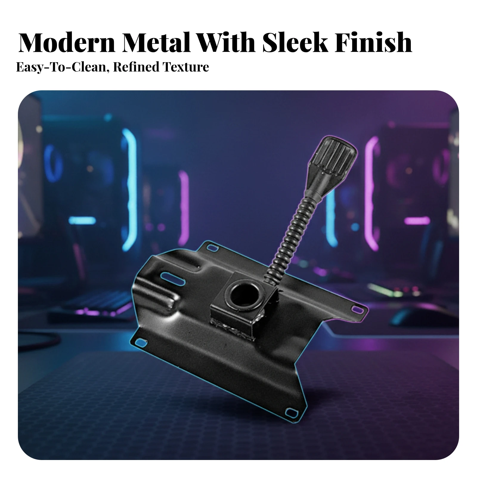 Sturdy Tilt Control Mechanism Swivel Base Plate Adjustable Swivel Chair Chassis Metal Chair Base Assembly Heavy Duty
