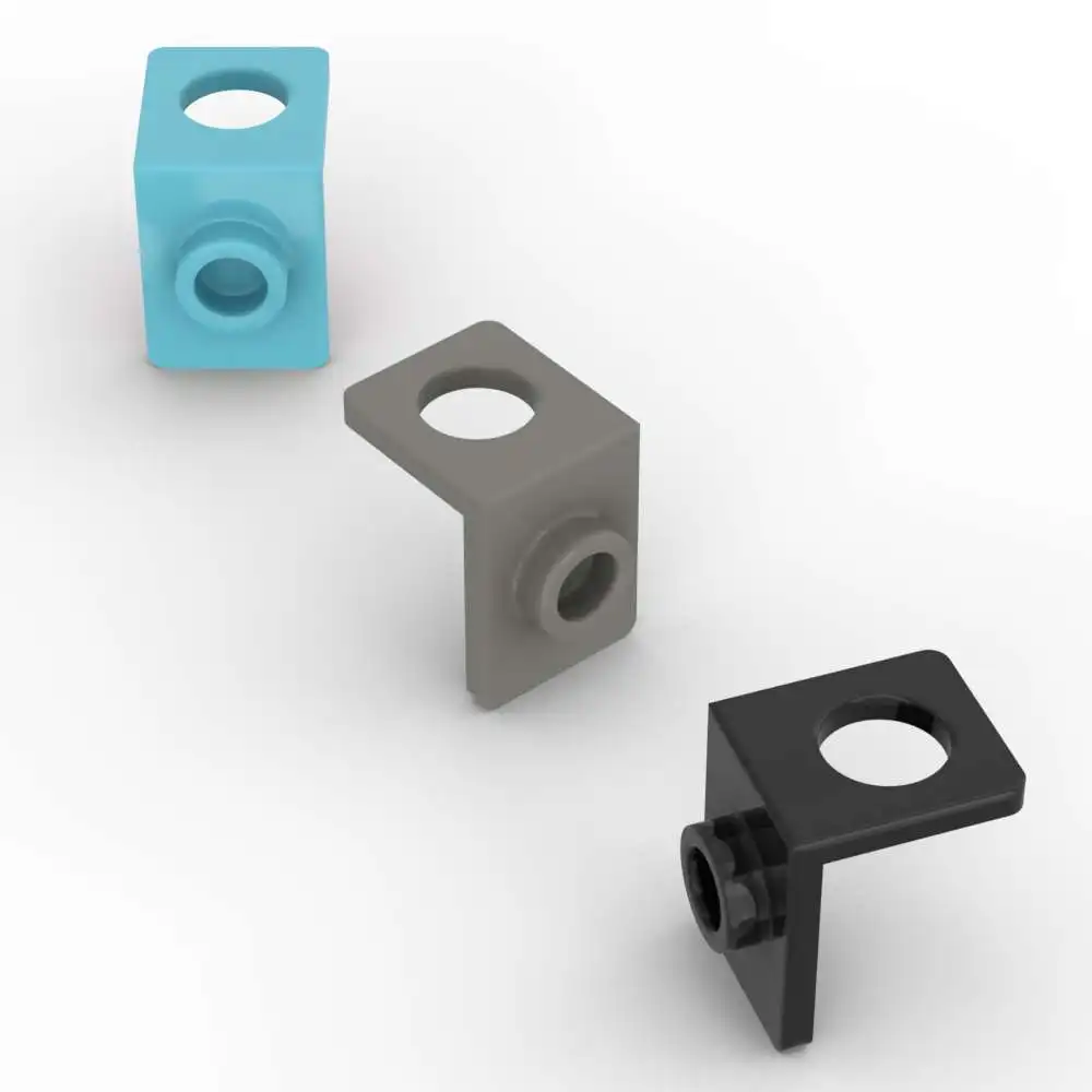 MOC 10PCS 42446 Teil Nähte Ersatz Ziegel 28974 Minifig Krawatte Halterung Baustein Spielzeug Erwachsene Jungen Urlaub Geschenk