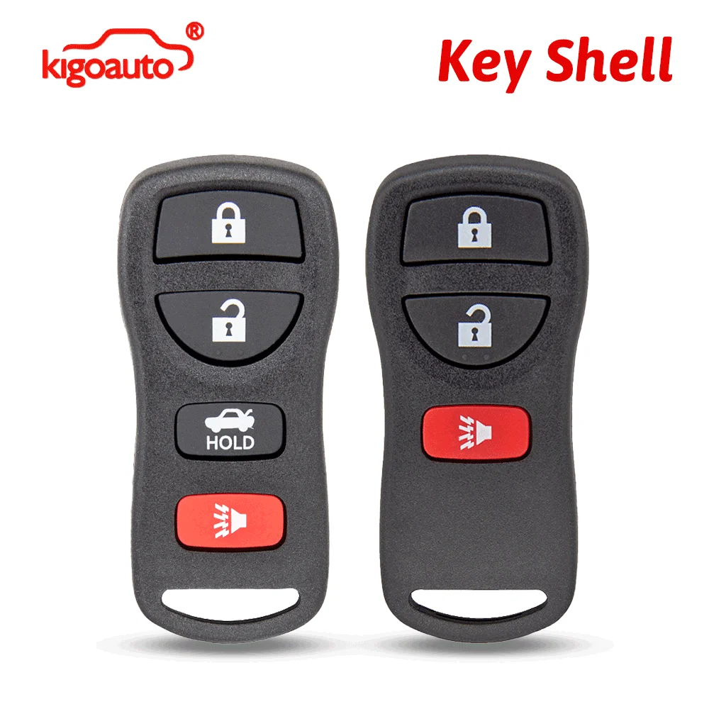 

Чехол для ключа-брелока Kigoauto для Nissan с 3/4 кнопками KBRASTU15 для Xterra, Pathfinder, Frontier, Quest, Armada, Infiniti