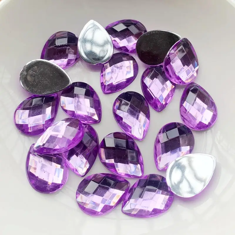 Beautiful acrylic Rhinestone Wedding Decoration flat back DIY jewelry making accessories nail rhinestones various sizes