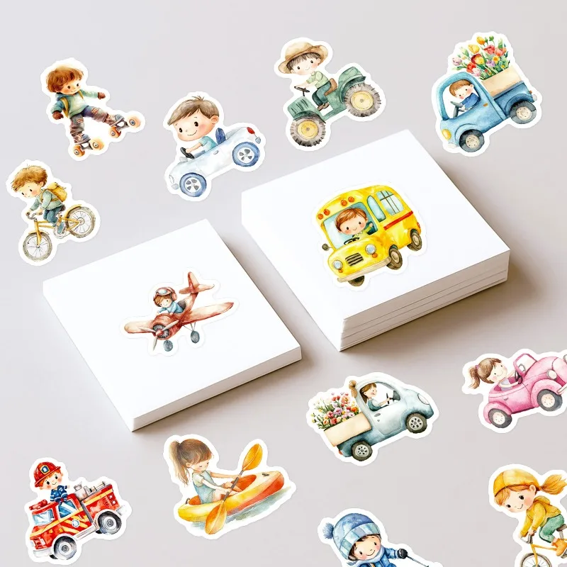 56 قطعة من ملصقات تزيين الكتابة على الجدران الإبداعية ذات الألوان المائية المخصصة