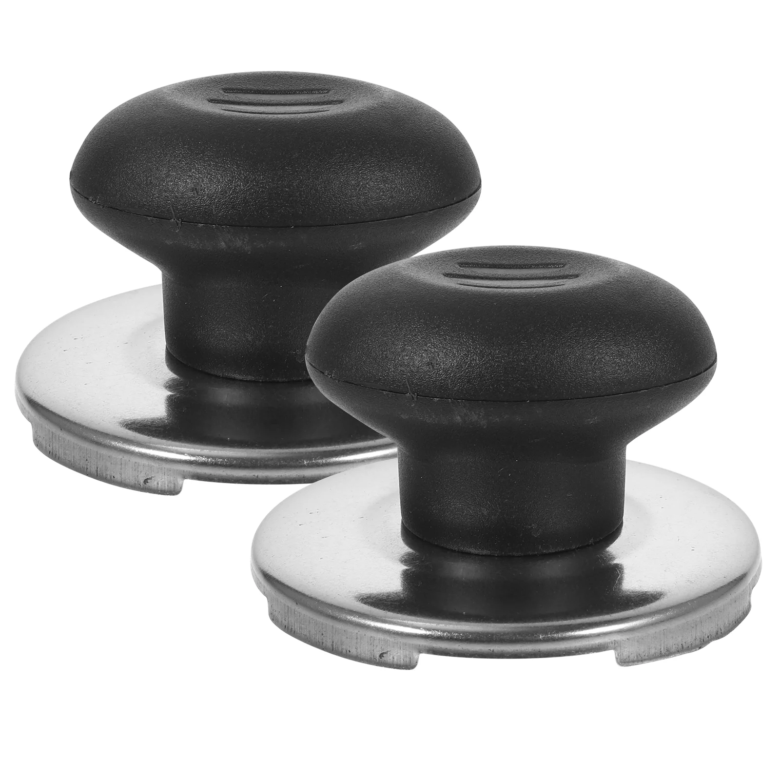 

2 Pcs Kettle Lid Water Replacement Handle Knob Electrical Teapot Whistle Metal Cover Handles