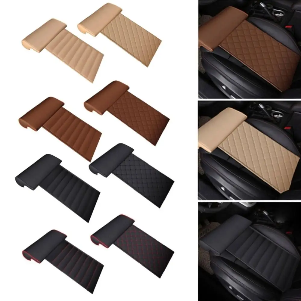 

Кожаная подушка-удлинитель автомобильного сиденья, универсальный дышащий пенопластовый наколенник, устойчивый к поту, износостойкий автомобильный коврик для переднего стула