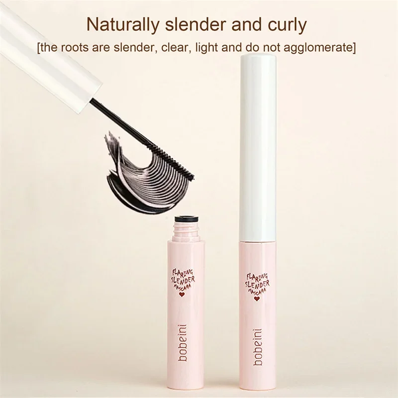 1Pcs Curling Mascara Ultra-fine Small Brush Head Mascara Slim and Thick Curling Anti-sweat Non-smudge Curling Mascara Cosmetics