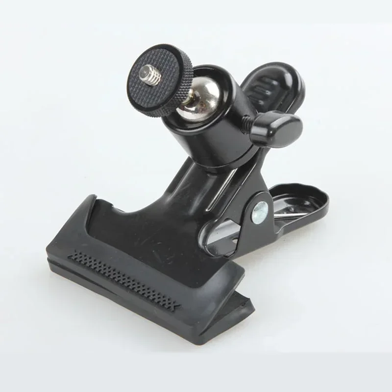 Strong Clamp Flash Bracket Ball Head Clip Tripod Mount for GoPro Camera 360 Degree Arbitrary Angle Adjustment view 3