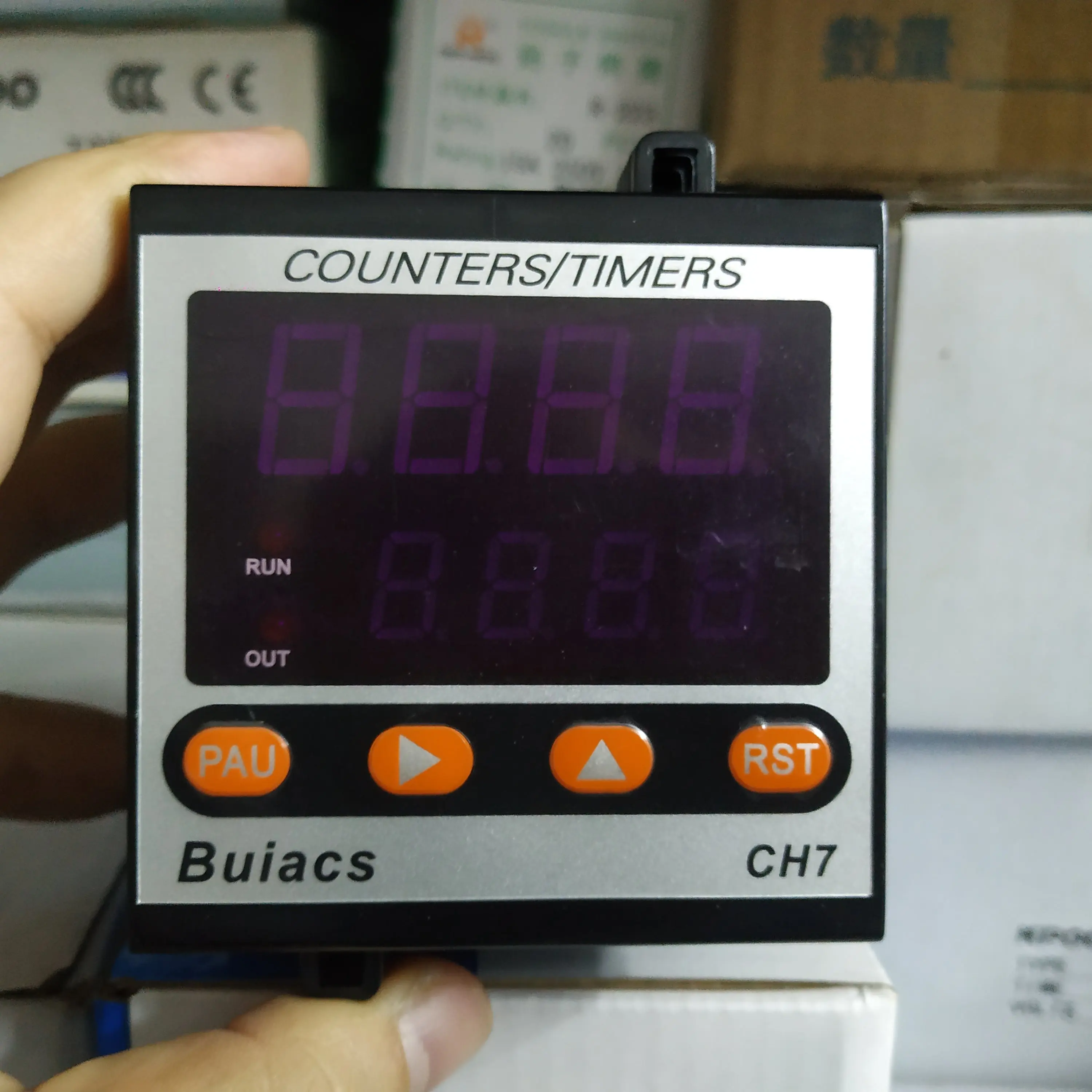 

Jianli BUIACS digital display multi-function intelligent counting/timing/frequency/tachometer CH7