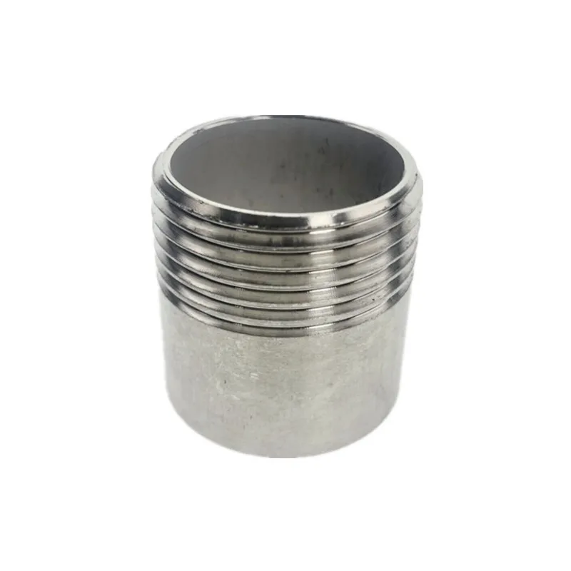 BSP Male Equal Straight Welding Nipple Joint Pipe Connection 304 Stainless Steel connector Fittings