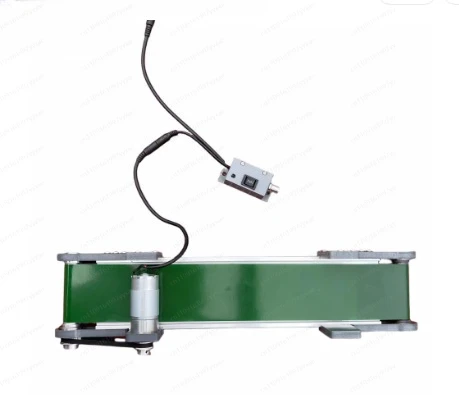 DC 12V Electric Desktop Conveyor Belt Technology Production Elevator Model Friction Experiment Device Speed Adjustable 0-116RPM