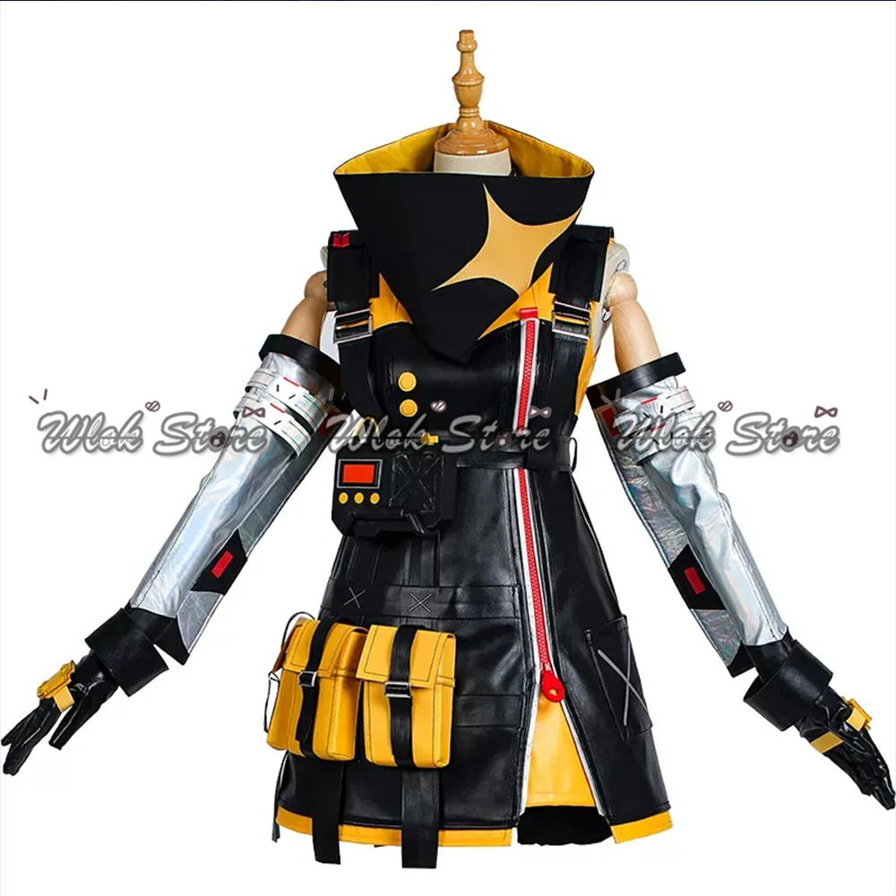 Game Zenless Zone Zero Cosplay Soldaat 11 Kostuum Pruik Bril Halloween Carnaval Party Rollenspel Outfit Schoenen Hittebestendig Haar