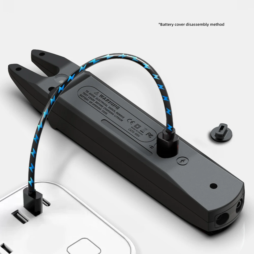 Imagem -06 - Bside u0 Digital Clamp Meter Fork dc ac Profissional 100a Amperímetro Alicerces T-rms Current Openjaw Tester Elétrica Auto Multímetro