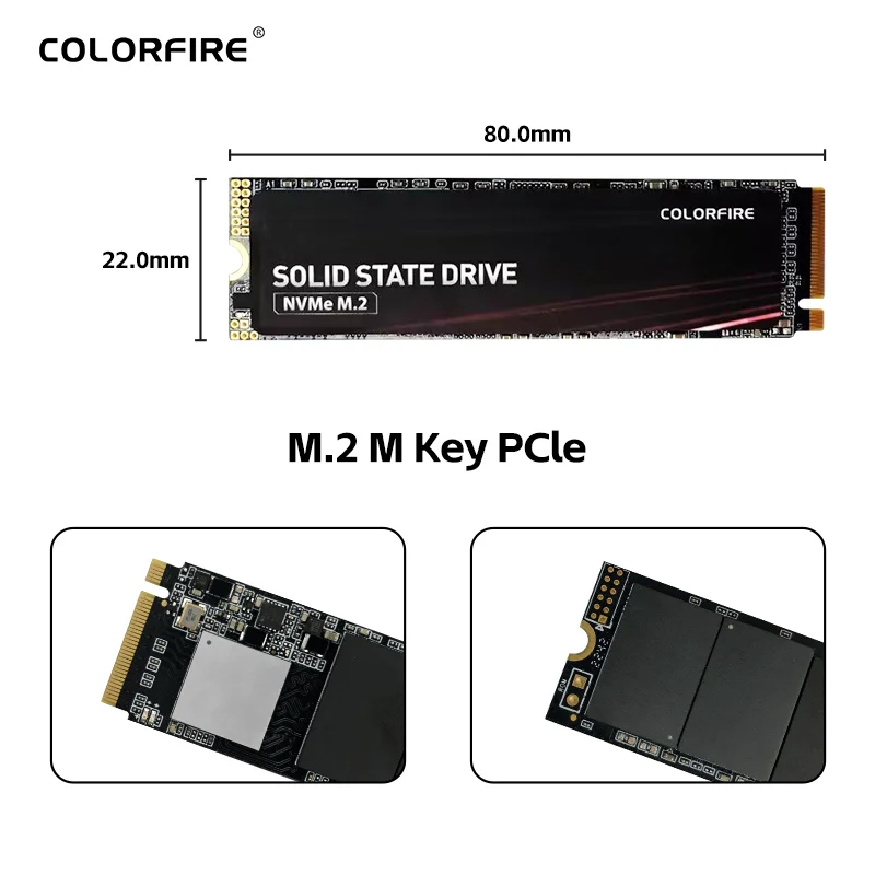 Colorfire Ssd Nvme M2 500Gb 1Tb 2Tb M.2 Pcie (2280) solid State Drive Notebook Harde Schijf Voor Laptop Pc Desktop Computer Nvme M 2