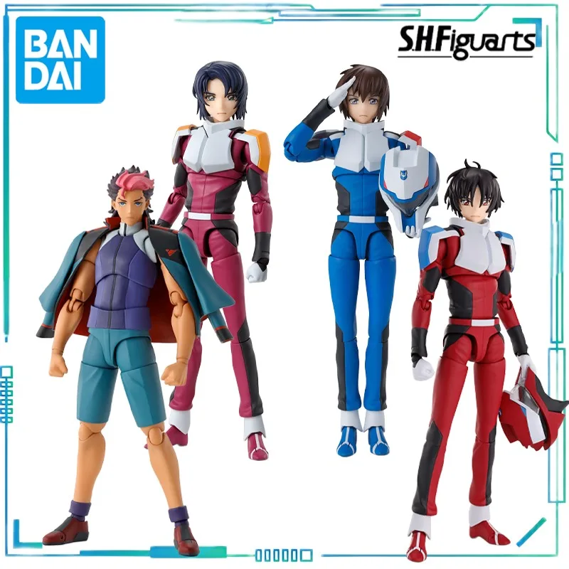 

BANDAI Genuine S. H. Figuarts Series Gundam Series Gail Jetke，Shinn Asuka ，Athrun Zala ，Kira Yamato Movable Model Collectibles