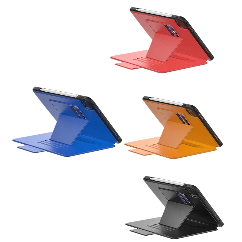ペンホルダー付き多機能フリップトップタブレットケース、iPad Pro 11 "、2020