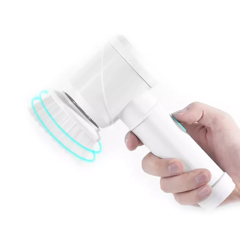 3-Head Electric Spinning Scrubber Multi-Functional Plastic Cleaning Brush for Kitchen & Bathtub