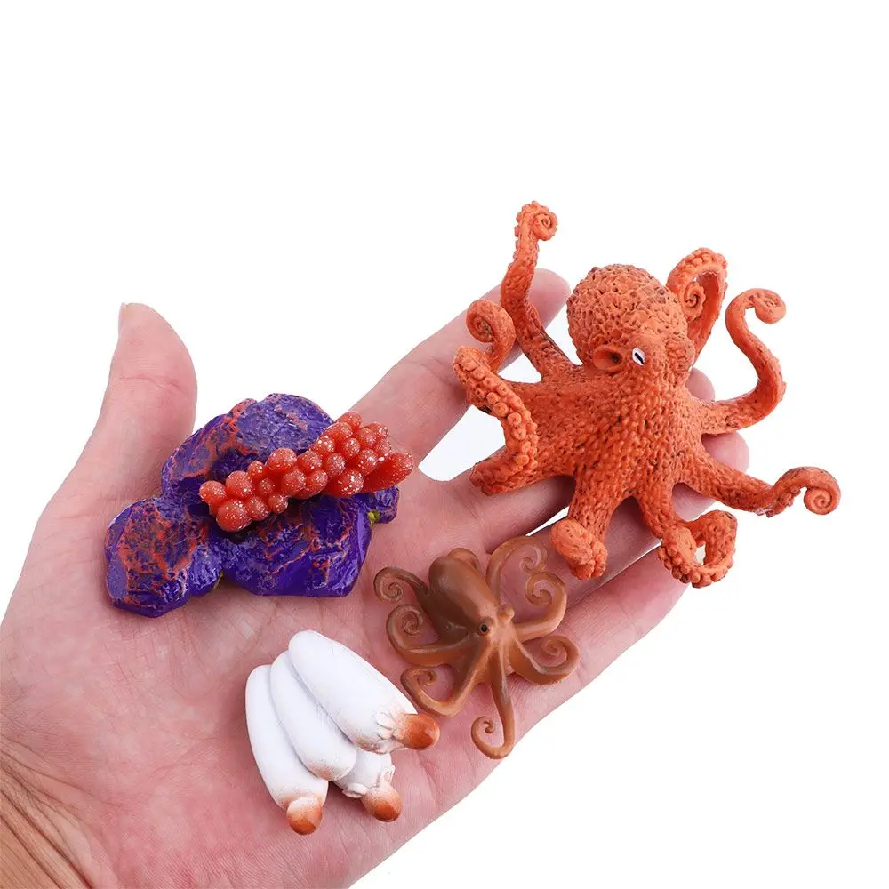 Geschenken Plastic Regenworm Dieren Beeldjes Kinderen Simulatie Insect Realistisch Levenscyclus Octopus Groeicyclus Model Zalm