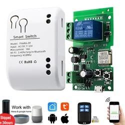 Interruptor inteligente WiFi para abridor de puerta de garaje, controlador de puerta corredera, funciona con Alexa, Echo, Google Home, SmartLife, Control remoto por aplicación Tuya