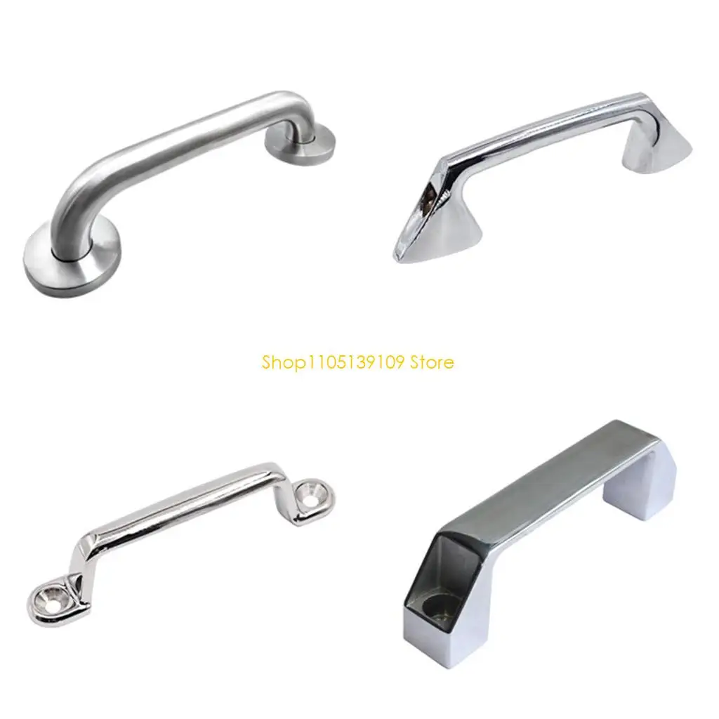 

P5ED Practical High Strength Grab Handle Handrail Compatible for Camper Trailers Bathroom Toilet Strong Sturdy Slip Resistant