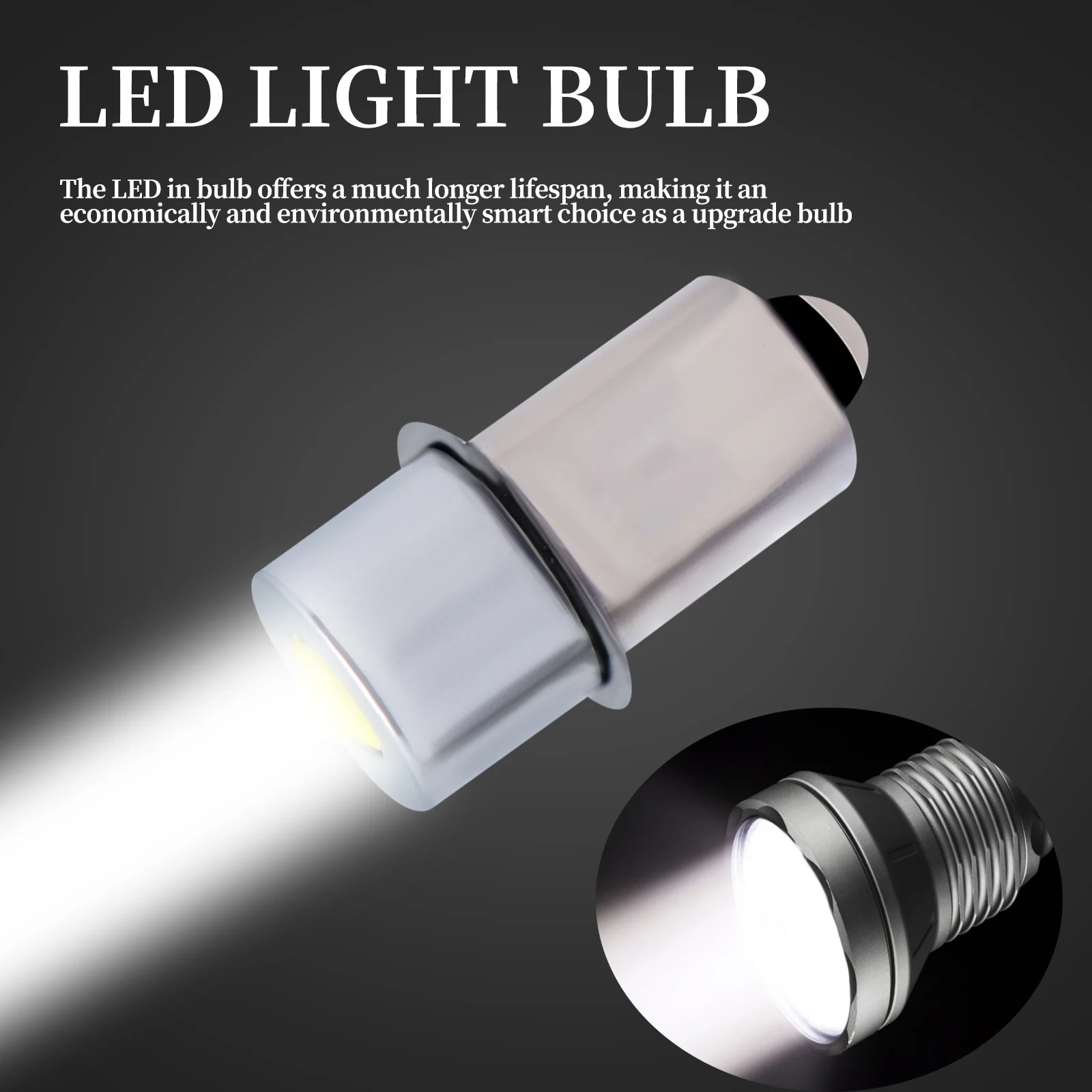 2 قطعة 200LM P13.5S 3 واط DC3V-12V 6 فولت-24 فولت LED ترقية المصباح الكهربي مصباح يدوي استبدال لمبة الشعلة مصابيح كهربائية للطوارئ العمل خلايا CD