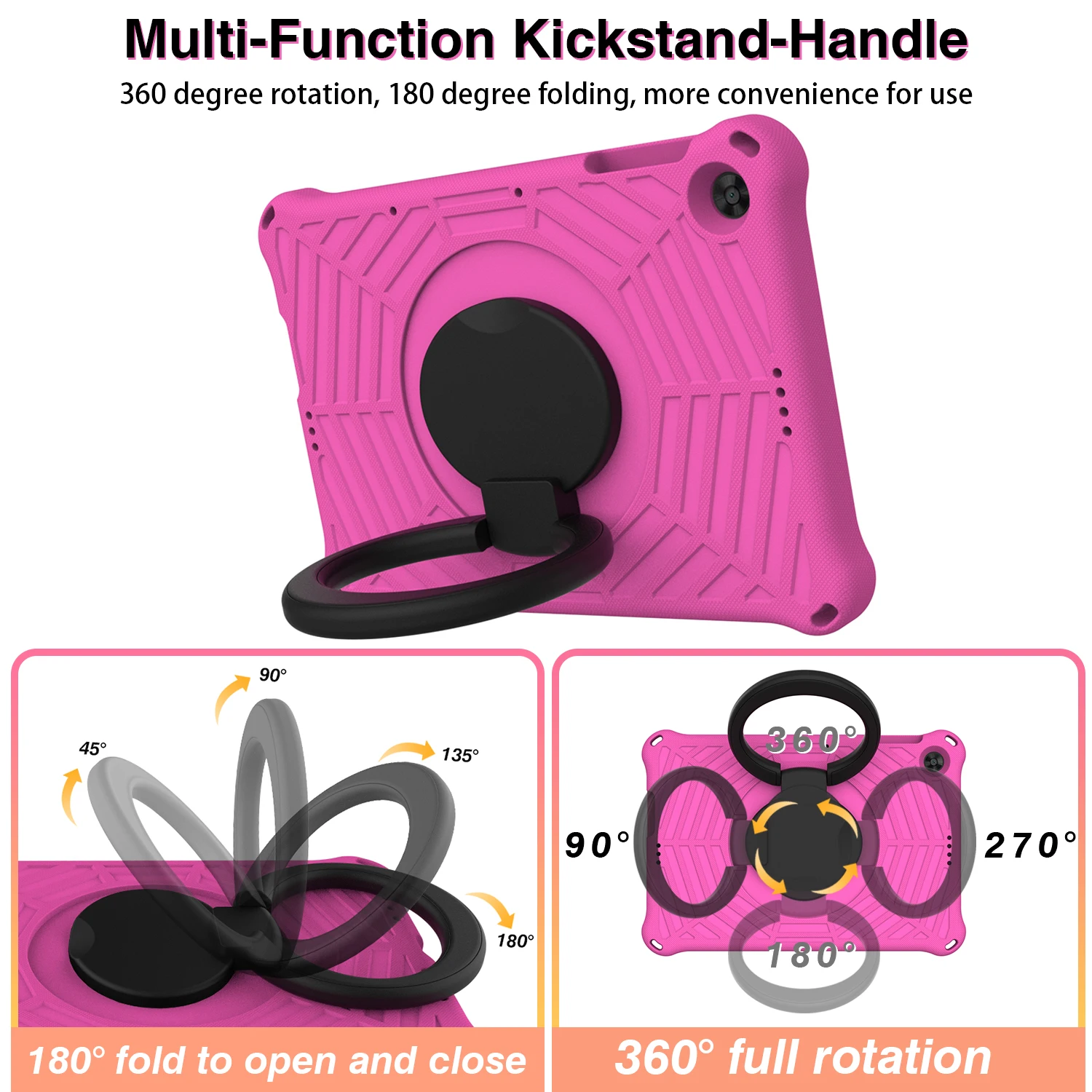 

Для Honor Pad X8 10,1 "AGM3-W09HN AGM3-AL09HN поворот на 360 градусов со складным кронштейном противоударный защитный чехол для планшета