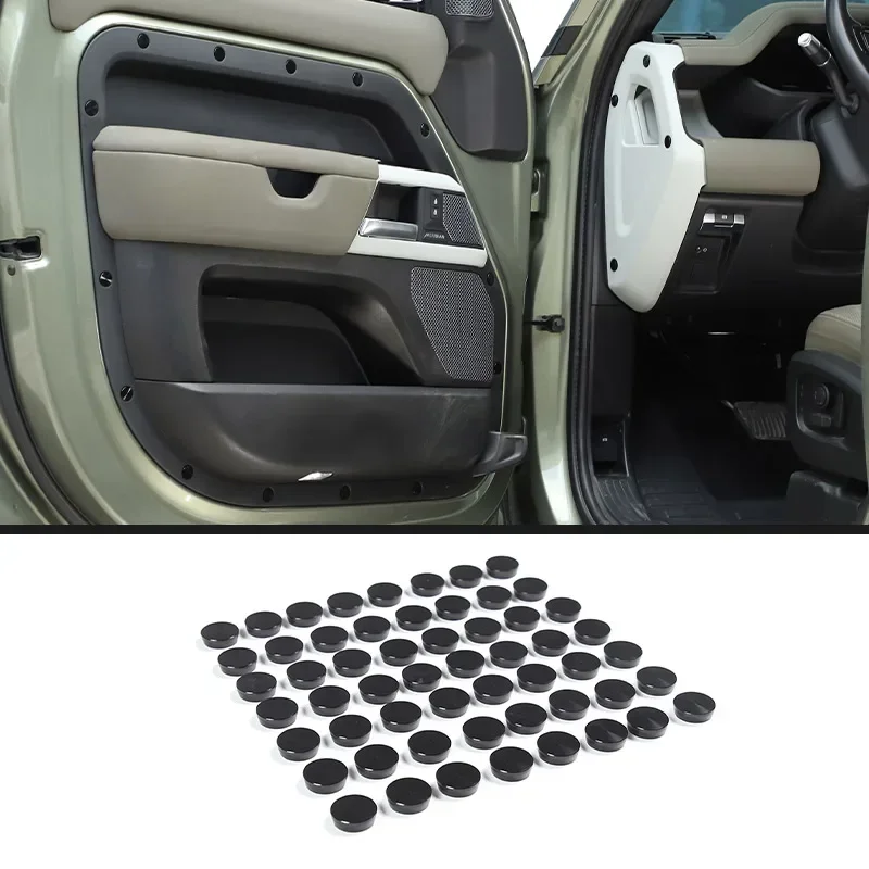 Car Aluminum Alloy Car Door Screws Protection Decorative Covers Trims Car Accessories For Land Rover Defender 110 130 2020-2024