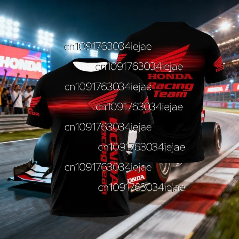 تي شيرت رجالي لسباق الدراجات النارية هوندا لعام 2026 سريع الجفاف وخفيف الوزن وأكمام قصيرة ملابس رياضية لركوب الدراجات في الهواء الطلق وركوب الدراجات
