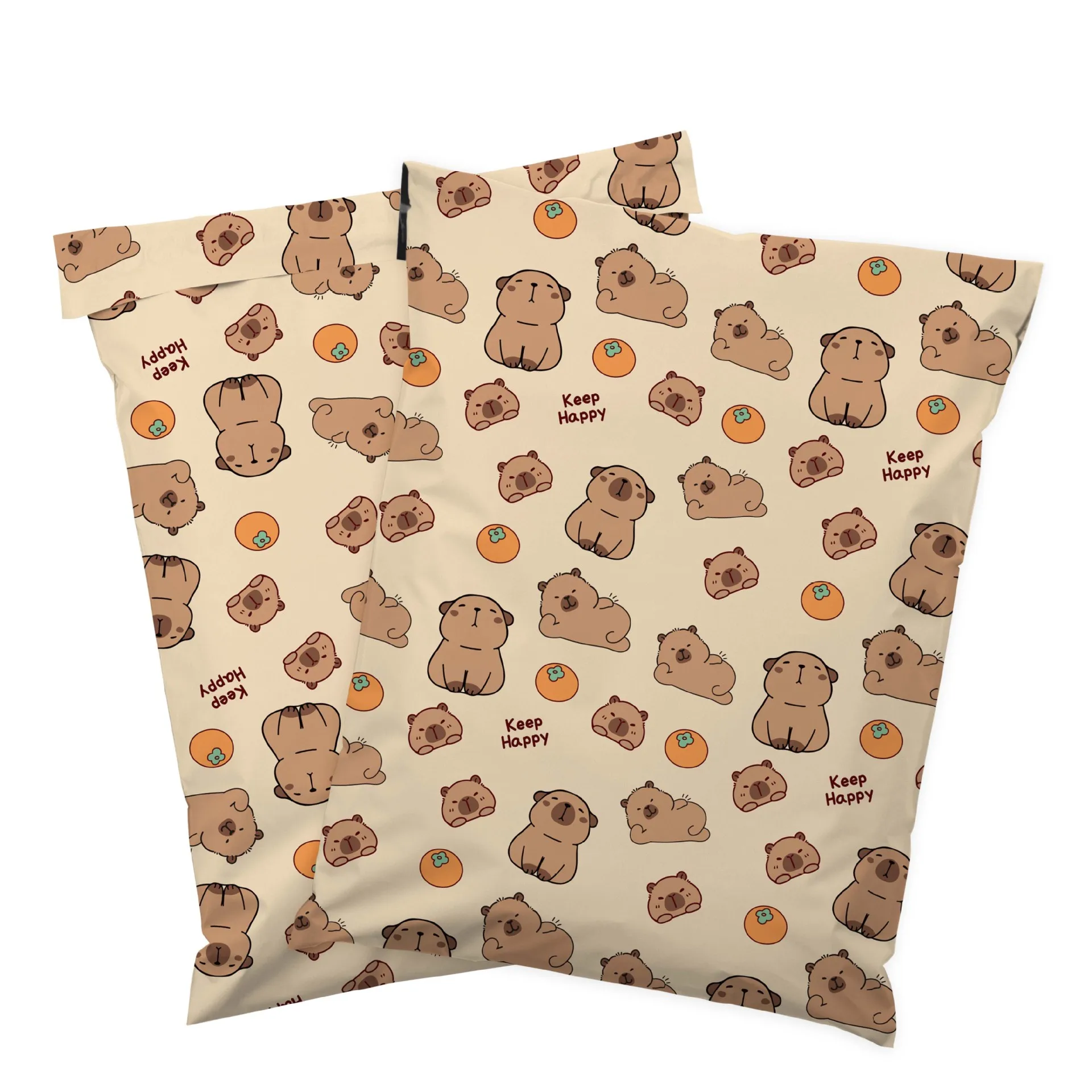 INPLUSTOP 50Pcs Plastic Envelopes Mailer Shipping Bag Waterproof Cute Cartoon Logistics Bags Clothing Gift Courier Storage Pouch