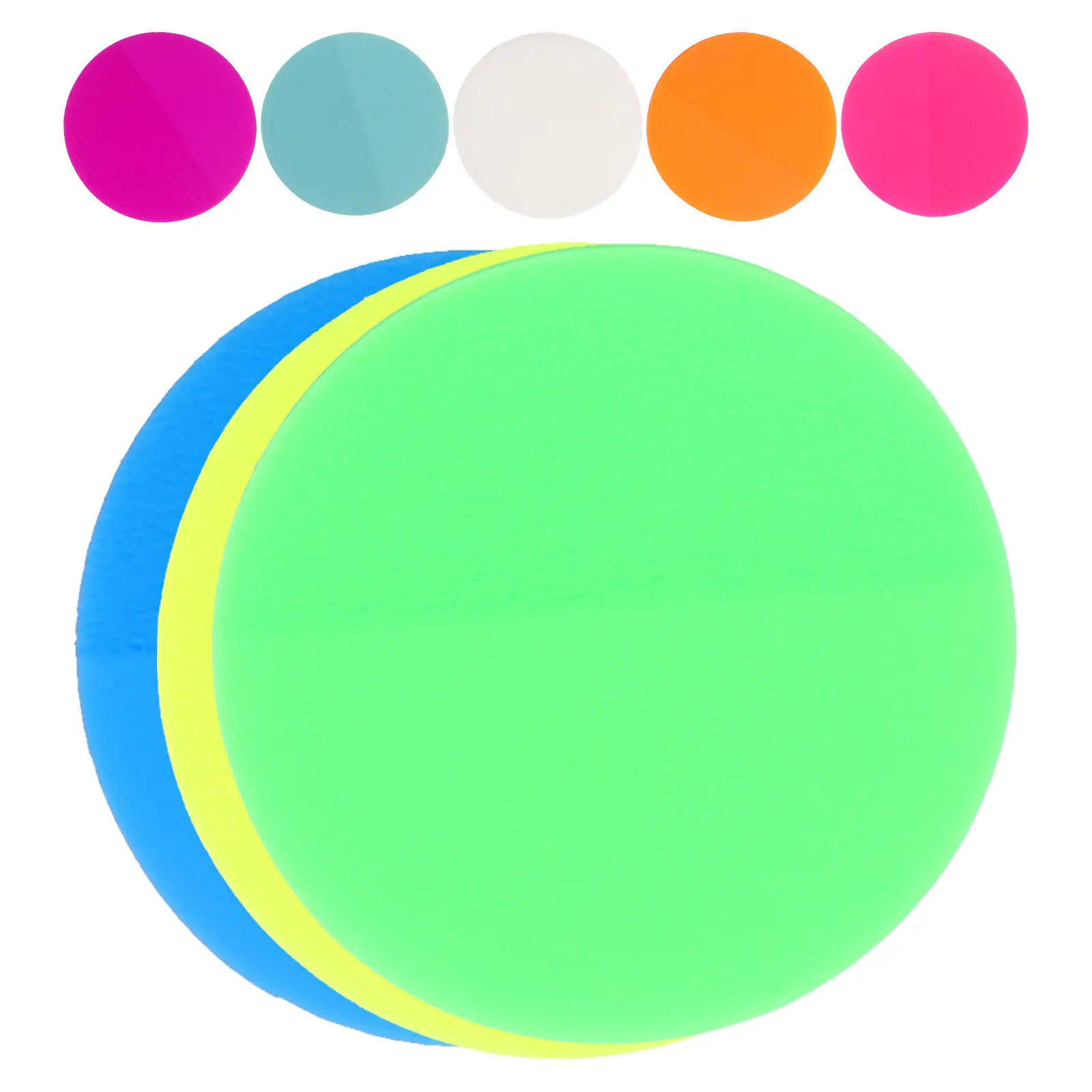 

8Pcs Colorful Transparent Book Tabs Highlight Stickers Sticky Page Markers for Study Office Learning Portable Reading