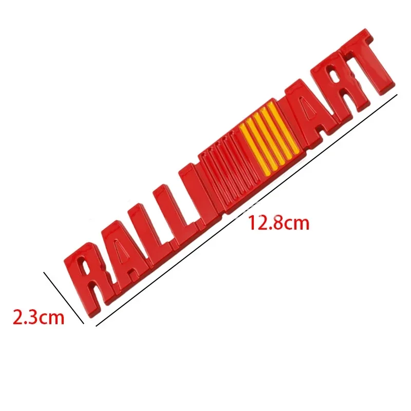 Car Front Grille Emblem Auto Side Trunk Badge Sticker for Mitsubishi Ralliart Colt ASX Galant Outlander L200 Pajero Lancer EVO - view 5