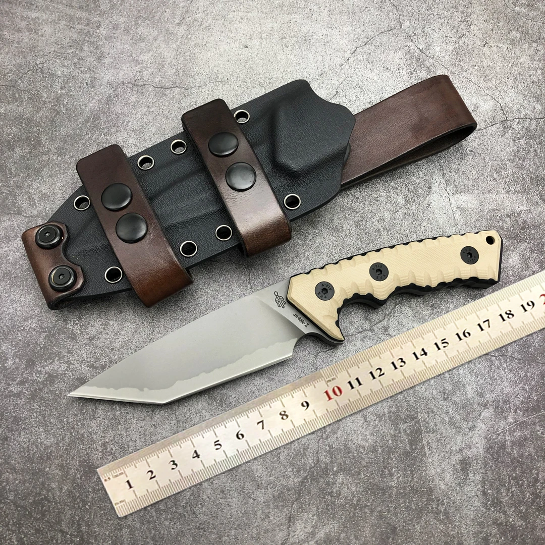 

Miller M27 Straight knife Tanto DC53 Survival Tactical Gear Defense Outdoor Hunting Camping Pocket Sharpness durability knives