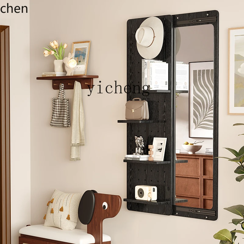 HXL medieval style full body wall-mounted dressing mirror wall-mounted fitting mirror in the bedroom at the door of the home