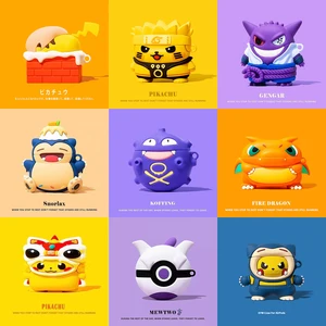 10 최고의 영업 에어 포드 프로 케이스 포켓몬 - №4