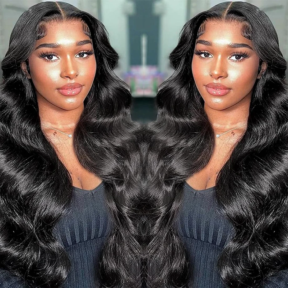 13x4 13x6 HD Body Wave Lace Front Wig Human Hair PrePlucked Brazilian Human Hair HD Lace Frontal Wigs For Women 4x4 Closure Wig