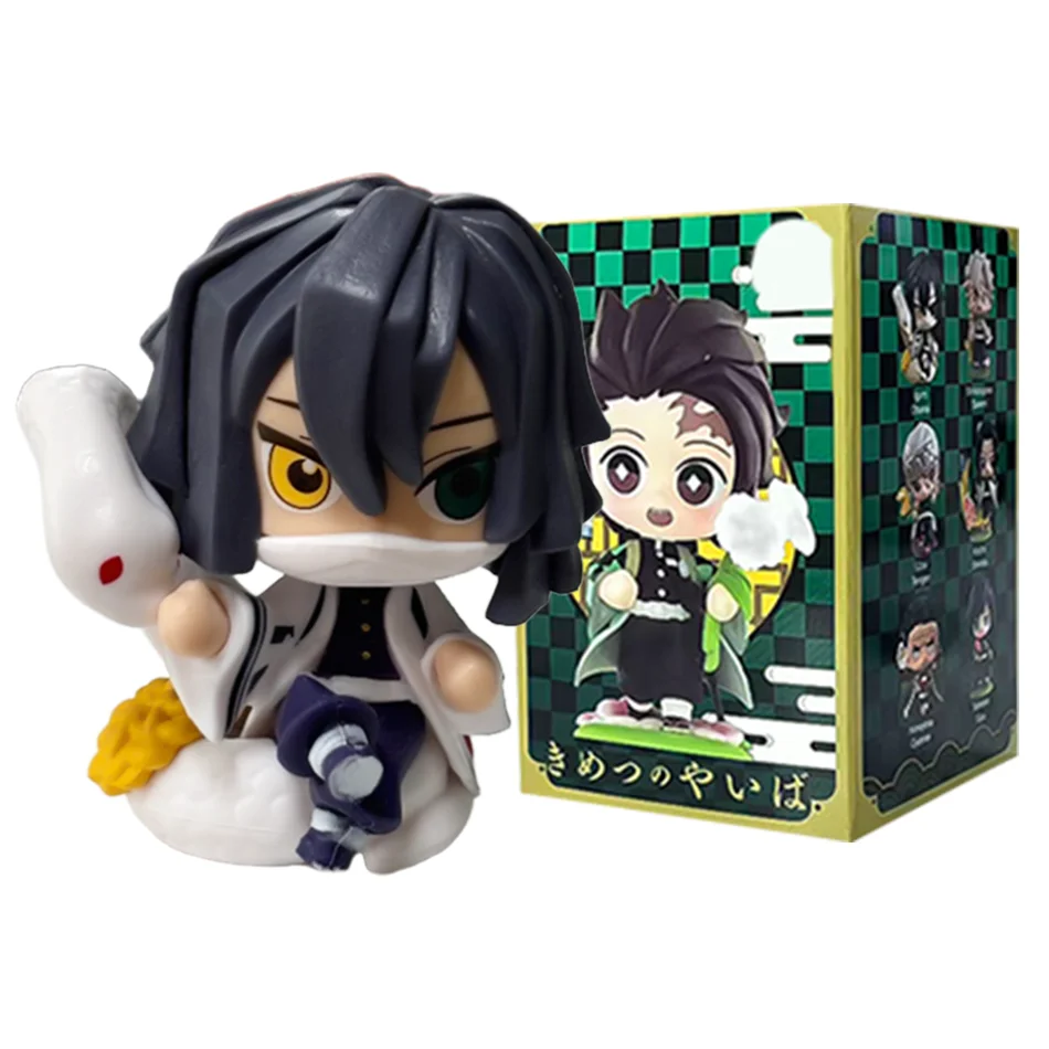 Q-Version Demon Slayer Anime Sitzende Geisterpuppe Tanjiro Nidouzi Inosuke Zenitsu Puppe Actionfigur Spielzeug Weihnachts- und Geburtstagsgeschenk – Detail 14