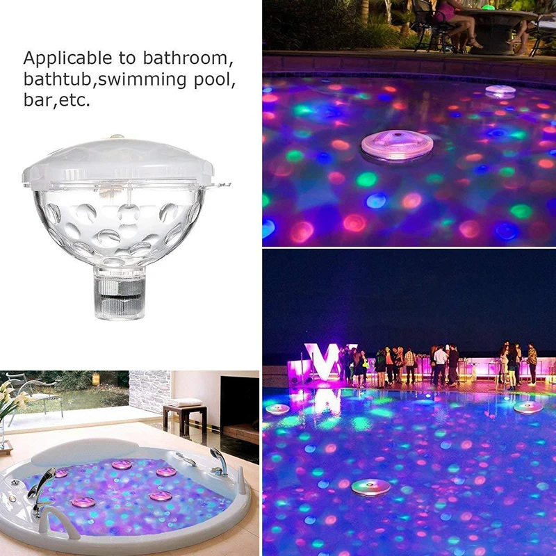 Piscina luzes led cor-mudando flutuante luzes da piscina luzes subaquáticas piscina com 5 modos para a decoração da festa da piscina