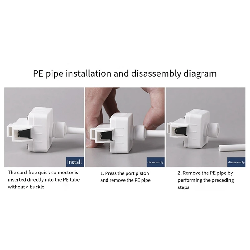 Interrupteur de purificateur d'eau, réservoir d'eau, interrupteur haute/basse pression, soupape de décharge, tuyau de 1/4 pouces, filtre à eau