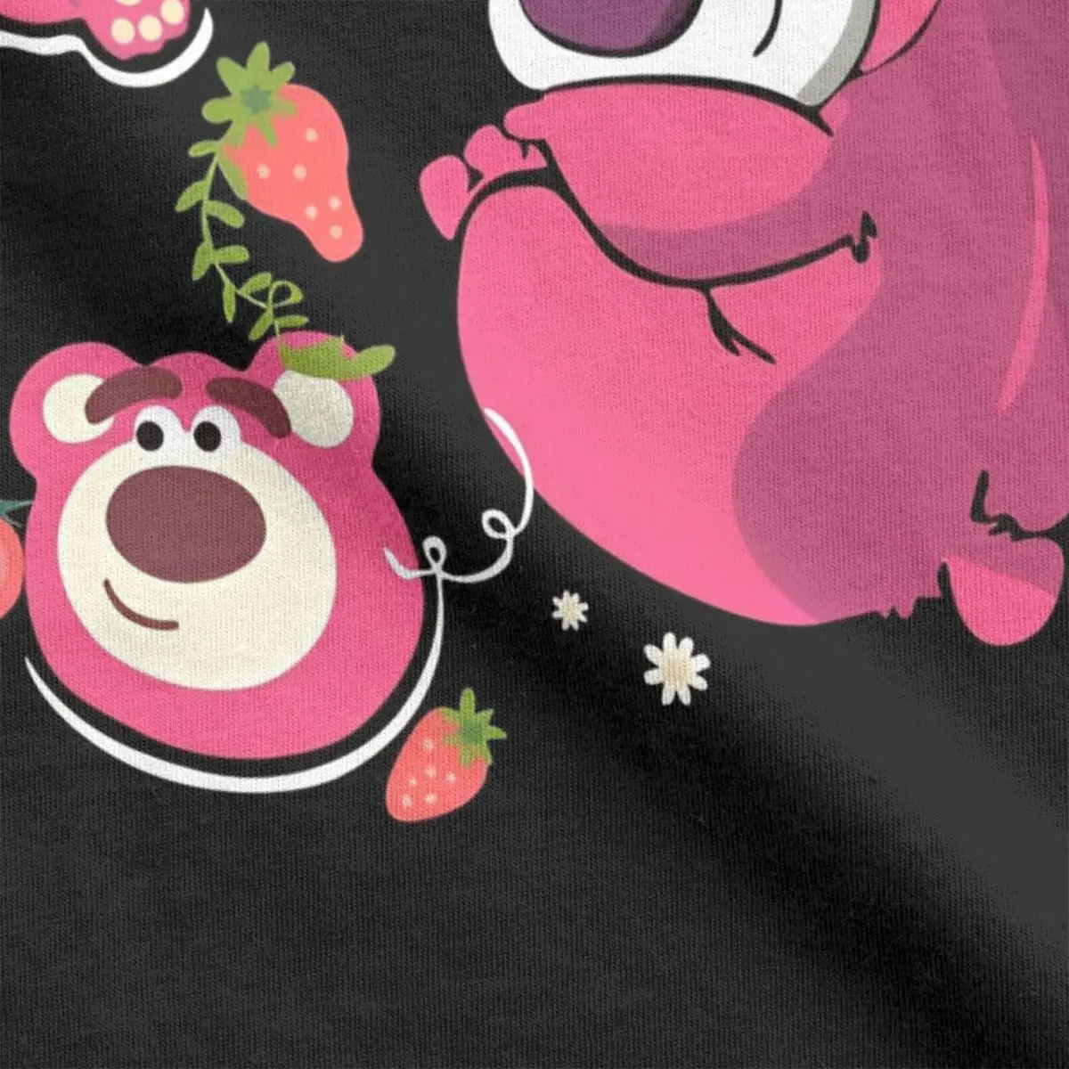 Lotso T Shirt lucky Kawaii T Shirts Short Sleeve Vintage Tops Beach Casual O Neck Oversize Tees