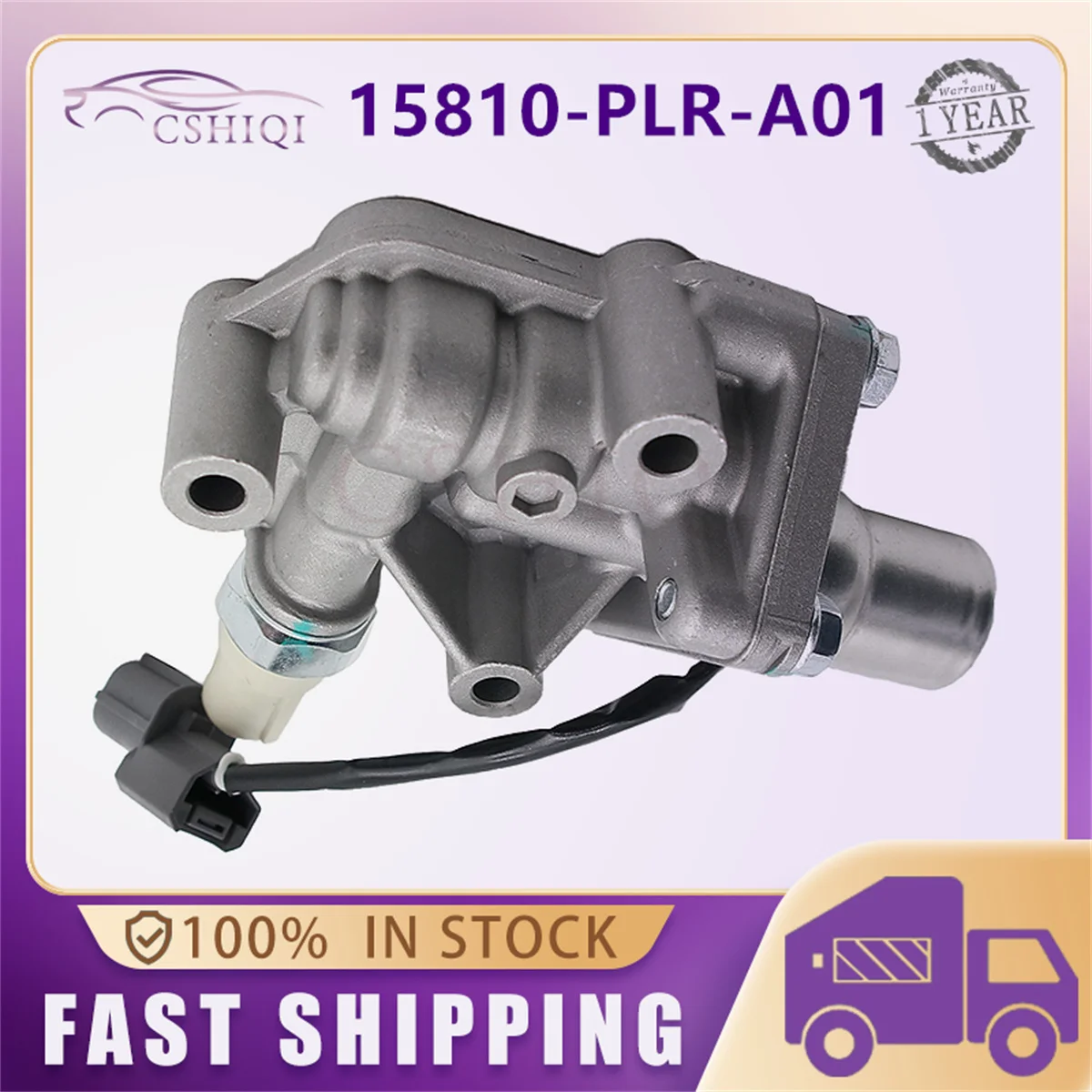 15810-PLR-A01 صمام بكرة الملف اللولبي VTEC 15810PLRA01 لهوندا سيفيك 1.7L 2001-2005 15810PLRA02 15810-PLR-A02 اكسسوارات السيارات #4
