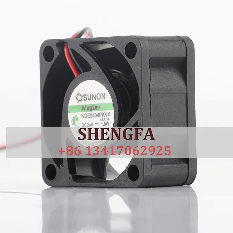 New SUNON 4CM KDE2404PKVX DC24V 1.5W 4020 40*40*20MM magnetic suspension super quiet cooling fan