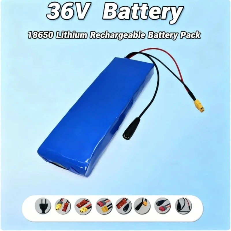 

Rechargeable 36V 20000mAh Li-ion Battery 10S1P Pack for Scooter Bicycle , with 20A BMS Protection 500W Output Power