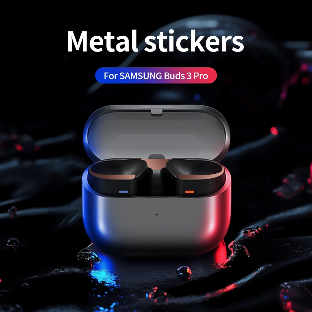 Dust-proof Scratchproof Sticker For Samsung Galaxy Buds 3 Pro Buzz 3 Buzz3 Pro Sticker Guard Earphone Case Protective Film