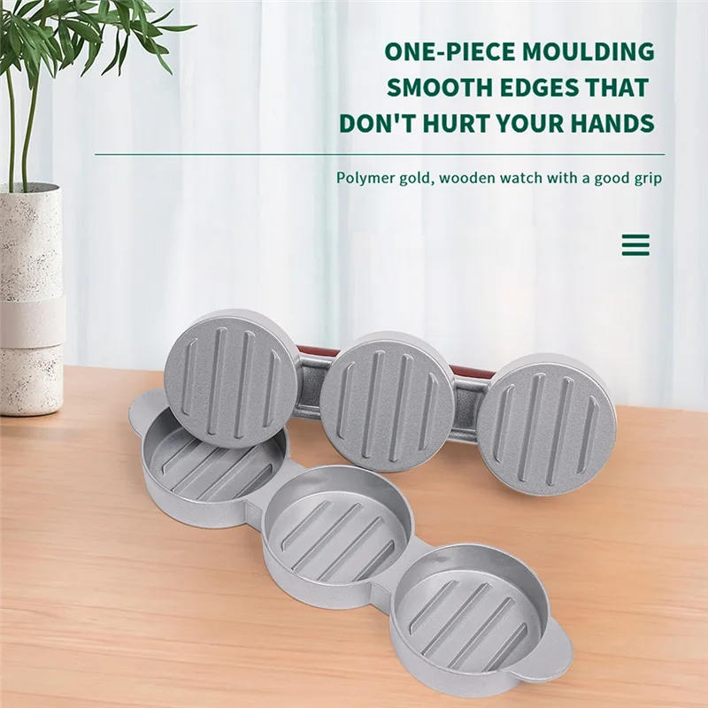 Maszyna do burgerów A02M - Nieprzywierająca, do wyciskania mięsa, do pierogów z mięsem, burgerów z wołowiną, serem i warzywami